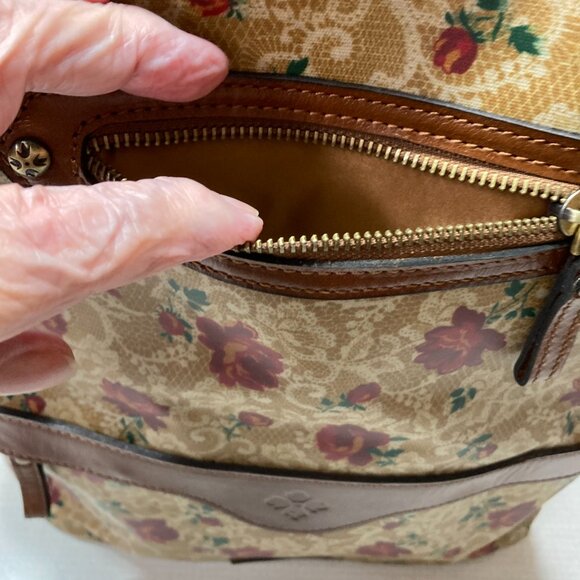 BRAND NEW Patricia Nash Karina Backpack in Western Lace Rose - Picture 10 of 12